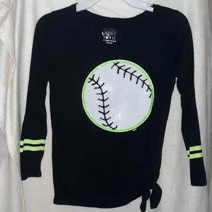 Justice softball shirt